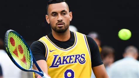 Australian Tennis Ace Nick Kyrgios Playing At The Home Of The Boston