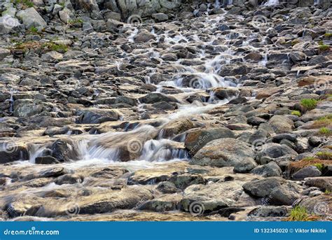Running Water Of Mountain Stream Stock Photo Image Of Amazing