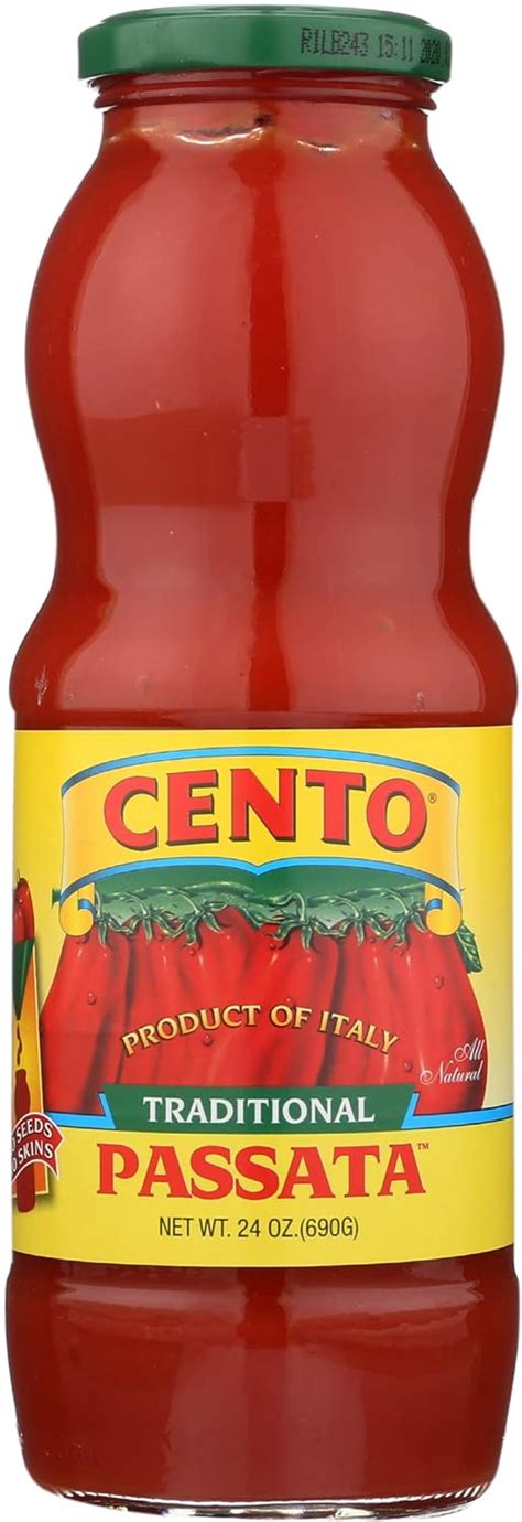 Amazon Com Cento Foods Crushed Passata Tomatoes Oz Pound