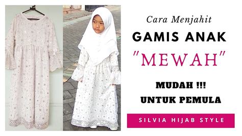 Ada banyak sekali model dari cape, seperti model cape brokat, model cape batik dsb, namun, kali ini, kutuku by wira menggunakan model cape batik untuk. Cara Menjahit Baju Muslim | How to Make Muslim Dress - YouTube