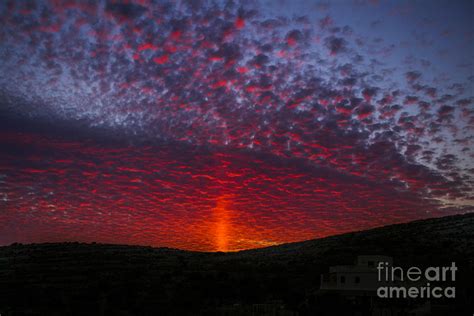 Dark Red Sunset Photograph By Patricia Hofmeester