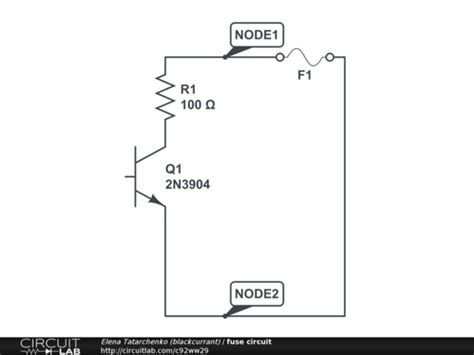 Fuse Circuit Circuitlab