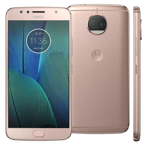 Smartphone Motorola Moto G5s Plus Xt1802 Ouro Rosé 32gb Tela 55