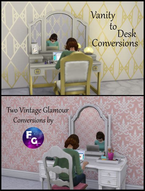 Fitzygames — Two Vanity To Desk Conversions By Fitzygames I