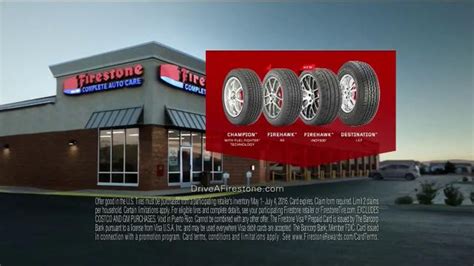 Firestone Complete Auto Care Tv Commercial Set Of Tires And T Card