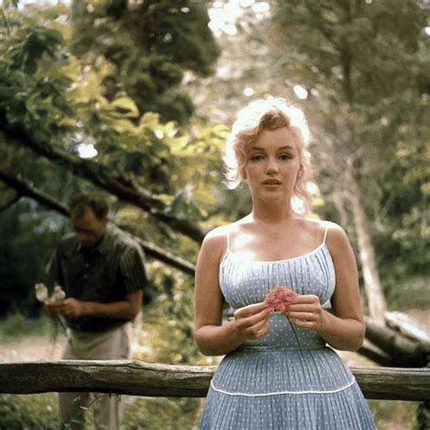The Summer Dress Blue Worn By Marilyn Monroe During A Photo Shoot For
