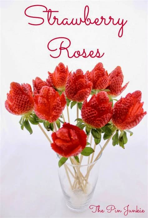 How To Make Strawberry Roses