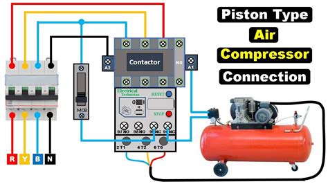 42 3 Phase Air Compressor Motor Starter Wiring Diagram Wiring Niche Ideas
