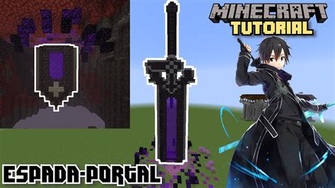 Portal Espada De Kirito Tutorial Minecraft Youtube