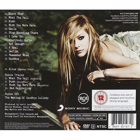 Avril Lavigne Goodbye Lullaby Deluxe Cd Dvd