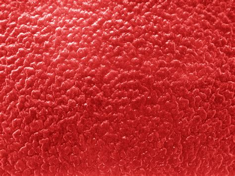 Red Textured Glass With Bumpy Surface Picture Free Photograph