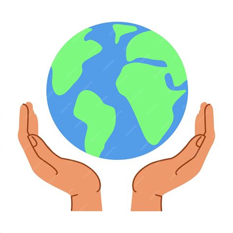 Premium Vector World Health Day Hands Holding Globe Earth Earth Day