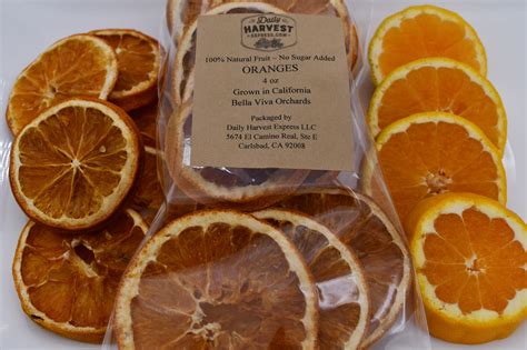 Dried Oranges Naturally Dried California Oranges Daily Harvest Express