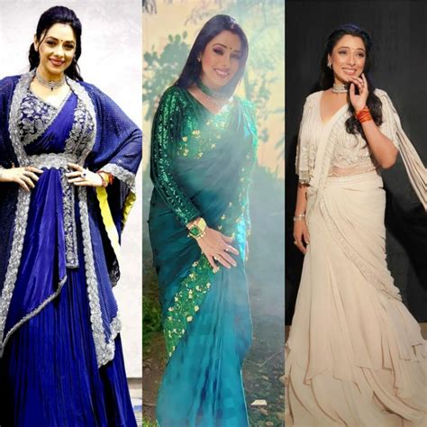 Anupama Aka Rupali Ganguly Looks Elegant In Designer Saree Tellyexpress