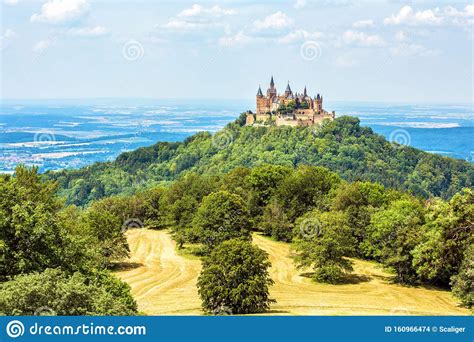 Landscape With Hohenzollern Castle Germany This