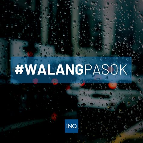 WalangPasok Class Suspensions On Friday September 1 Inquirer News