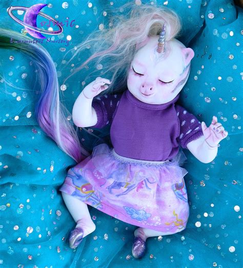 Unicorn Hybrid Baby Reborn Doll By Cosmic Encounters Nursery 10 19