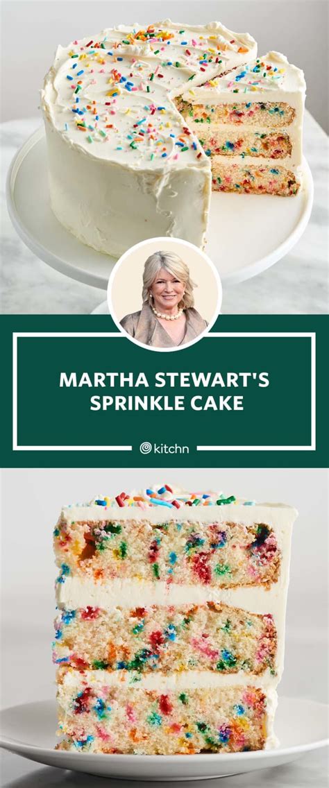I Tried Martha Stewarts Sprinkle Cake Recipe The Kitchn