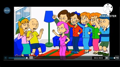 Caillou And Lily Gets Grounded For Nothing Youtube