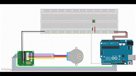 Arduino Tutorial Step Motor With Push Button Part I Youtube