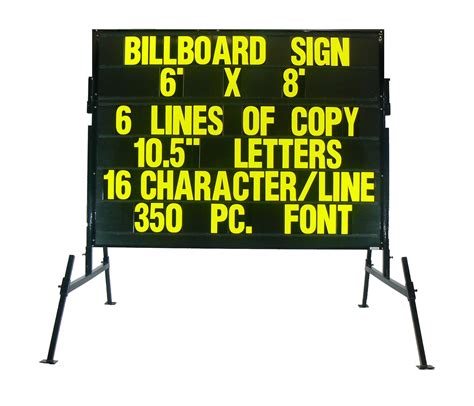 Roadside Portable Signs With Changeable Letters Fantastic Return On
