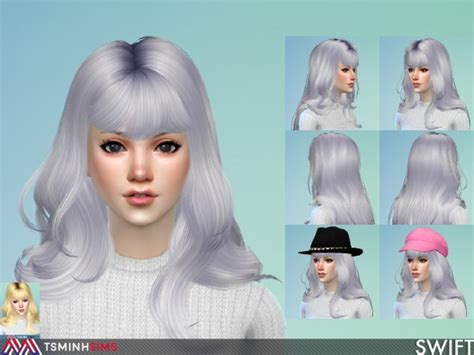 The Sims Resource Swift Hair 57 By Tsminhsims Sims 4 Hairs