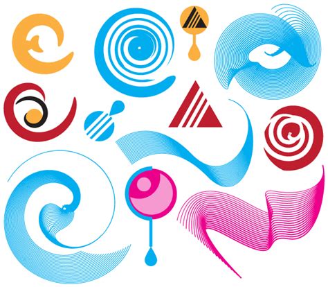Abstract Vector Shapes Illustrator Download Free Vector Art Free