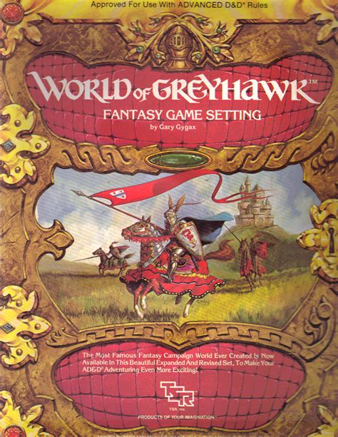 1983s World Of Greyhawk Fantasy Game Setting For Adandd 1st Edition Re
