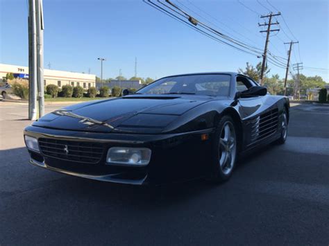 This is my all time favorite ferrari a person down my friends street owns this, and a black two big differences: 1993 Ferrari 512 TR 512TR Testarossa Black Black Major Service - Classic Ferrari Testarossa 1993 ...