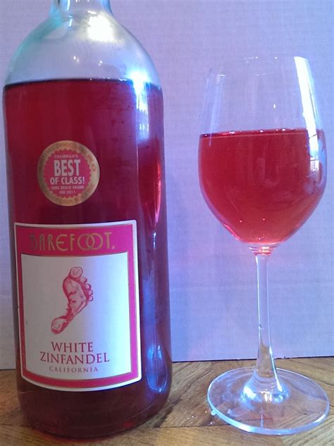 A Novices Guide To Alcohol Wine Barefoot White Zinfandel