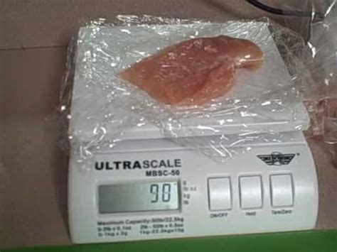 The average chicken breast weighs 174 grams (g) (or about 6 ounces), but they can be much bigger or smaller. hcg meals preparation - chicken breast - YouTube