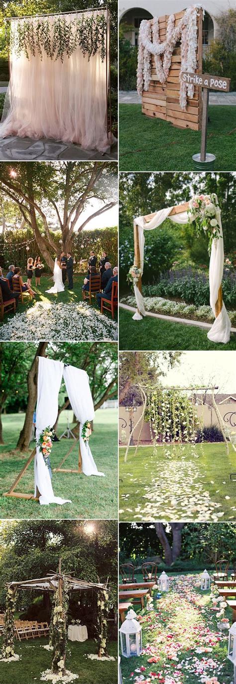 Make an appointment to see your wedding coordinator to finalise your arrangements, menus, drinks backyard/custom ceremonies: 30 Sweet Ideas For Intimate Backyard Outdoor Weddings ...
