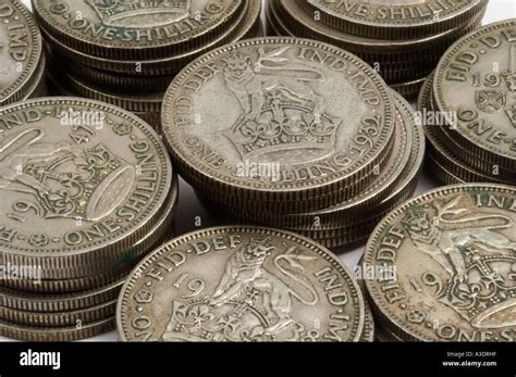 Silver English Shilling Hi Res Stock Photography And Images Alamy