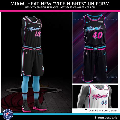 Hassan whiteside miami heat nike youth hardwood classics. Vice Nights 2.0: Miami Heat Unveil New City Uniform | Chris Creamer's SportsLogos.Net News : New ...
