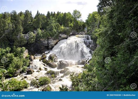 Inglis Falls Near Owen Sound In Ontario Canada Stock Photo Image Of