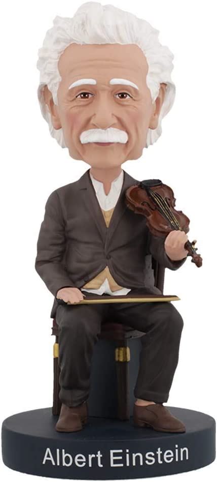 Royal Bobbles Albert Einstein With Violin Bobblehead