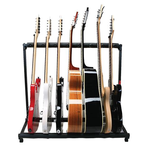 7 Guitar Folding Stand Black Plms7 Proline