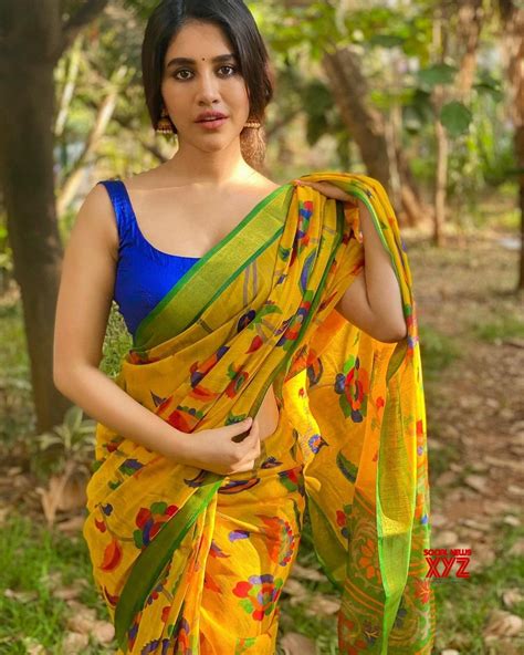 Actress Nabha Natesh Latest Hot Stills In A Saree Social News Xyz