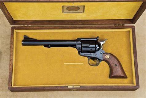 Cased Colt New Frontier Saa Revolver 45 Cal 7 12 Barrel Blue