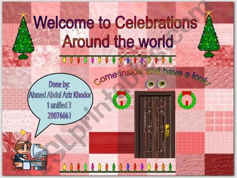 Esl English Powerpoints Celebrations Around The World