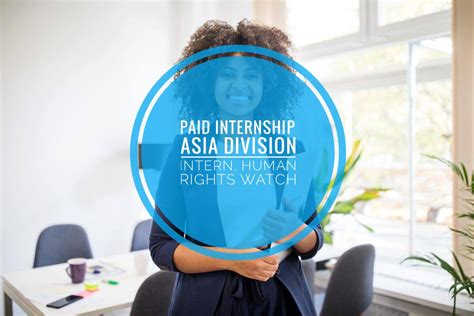 Asia Division Intern Human Rights Watch Paid Internships Daily