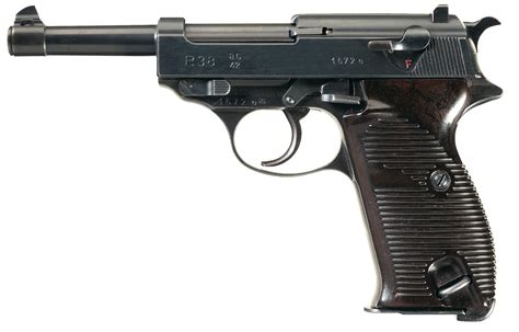 World War Ii Walther Ac42 Code P38 Semi Automatic Pistol Rock