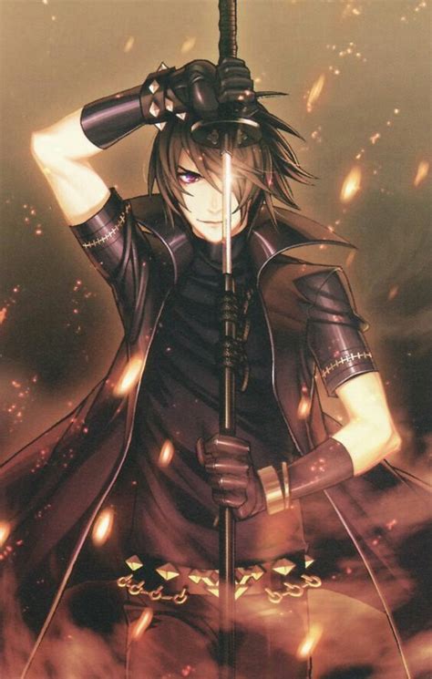 In recent years, the girls have been getting just as much anime love. Badass anime boy getting ready to fight with his sword ...