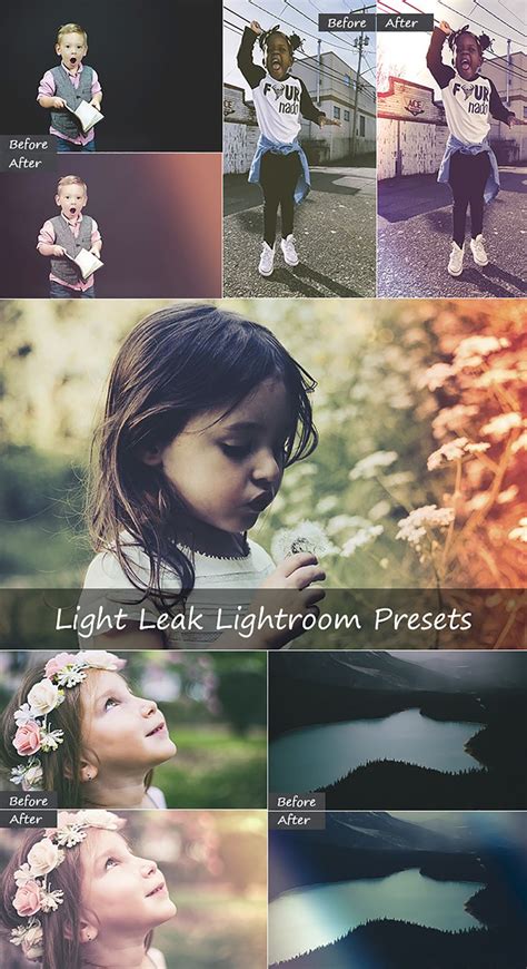 46 Light Leak Lightroom Presets SPONSORED Effects Wedding