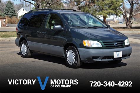 The ce is for minimalists only, with air conditioning, power windows, power locks, and a cassette player all. 2003 Toyota Sienna LE | Victory Motors of Colorado