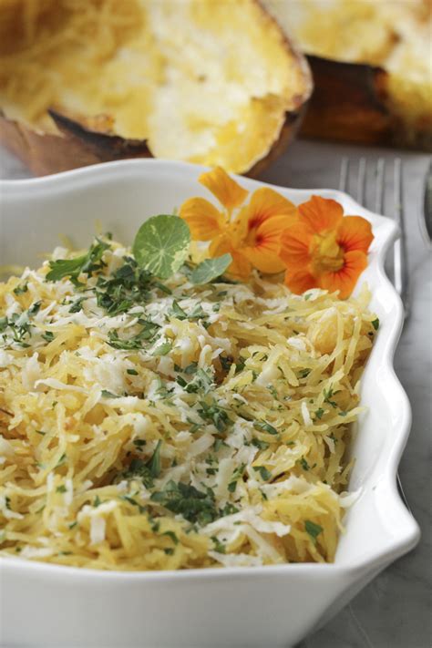 Spaghetti Squash With Garlic And Parmesan Ever Open Sauce