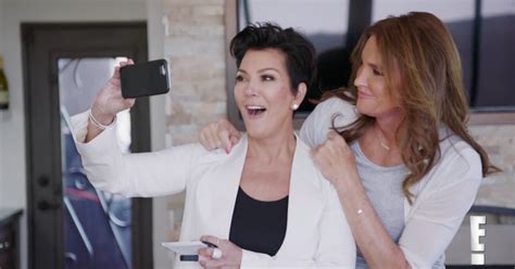 Caitlyn Jenner Kisses Ex Kris As They Take A Selfie After Making Up On