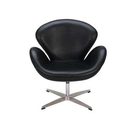 Swan chair by arne jacobsen for fritz hansen 2000s. Arne Jacobsen Swan Chair (Black) - FormDecor