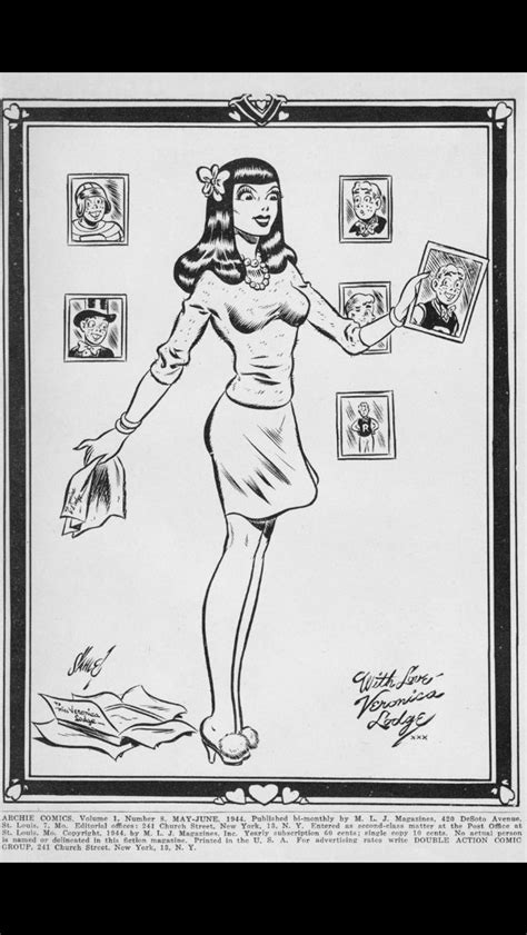 Veronica Lodge 1944 Archie Comics Characters Archie Comics Romance