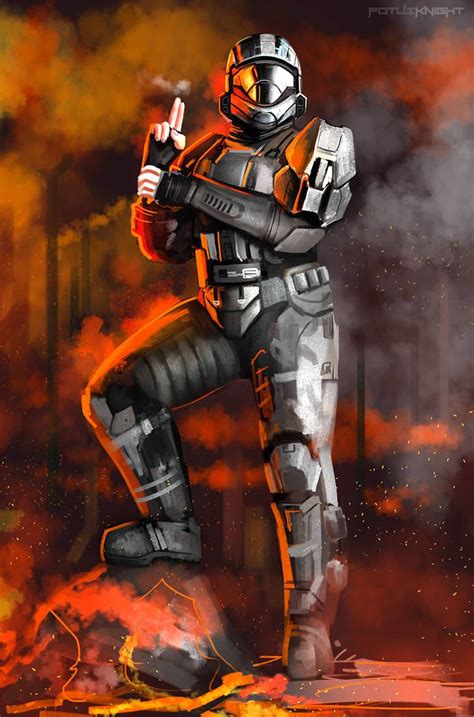 Halo 3 Odst Rookie Commision By Fotusknight On Deviantart Halo